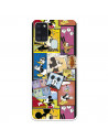 Funda para Samsung Galaxy A21S Oficial de Disney Mickey Comic - Clásicos Disney