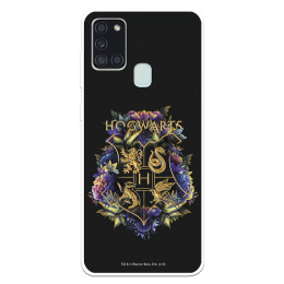 Funda para Samsung Galaxy A21S Oficial de Harry Potter Hogwarts Floral - Harry Potter