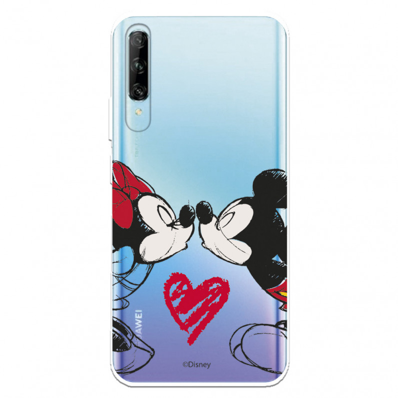 Funda para Huawei P Smart Pro Oficial de Disney Mickey y Minnie Beso - Clásicos Disney