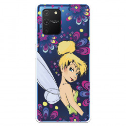 Funda para Samsung Galaxy S10 Lite Oficial de Disney Campanilla Flores - Peter Pan