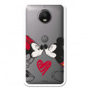 Carcasa Oficial Mikey Y Minnie Beso Clear para Motorola Moto G5s Plus- La Casa de las Carcasas