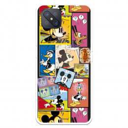 Funda para Oppo Reno 4Z Oficial de Disney Mickey Comic - Clásicos Disney