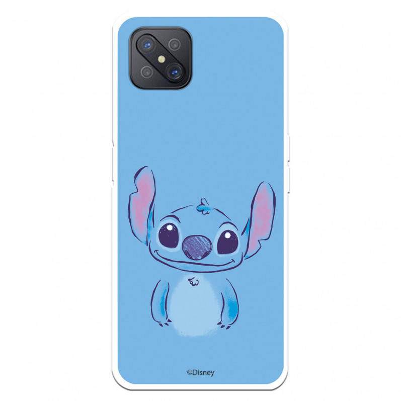 Funda para Oppo Reno 4Z Oficial de Disney Stitch Azul - Lilo & Stitch