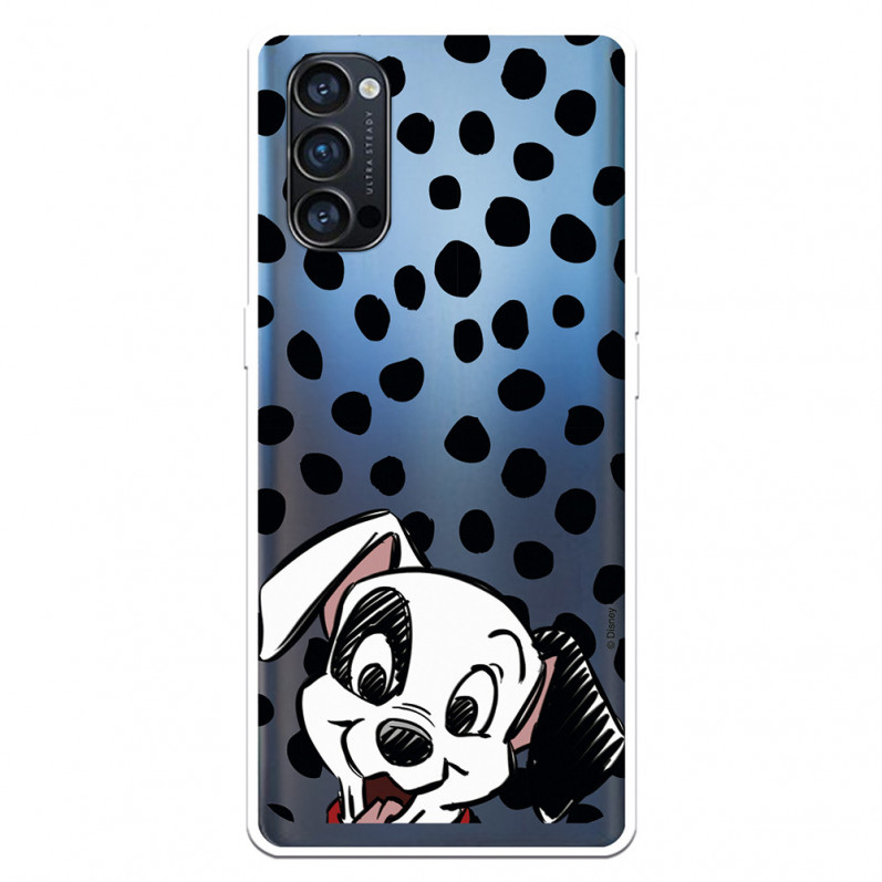 Funda para Oppo Reno 4 Pro Oficial de Disney Cachorro Manchas - 101 Dálmatas