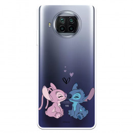 Funda para Xiaomi Mi 10T Lite Oficial de Disney Angel & Stitch Beso - Lilo & Stitch