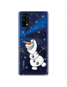 Funda para Realme 7 Pro Oficial de Disney Olaf Transparente - Frozen