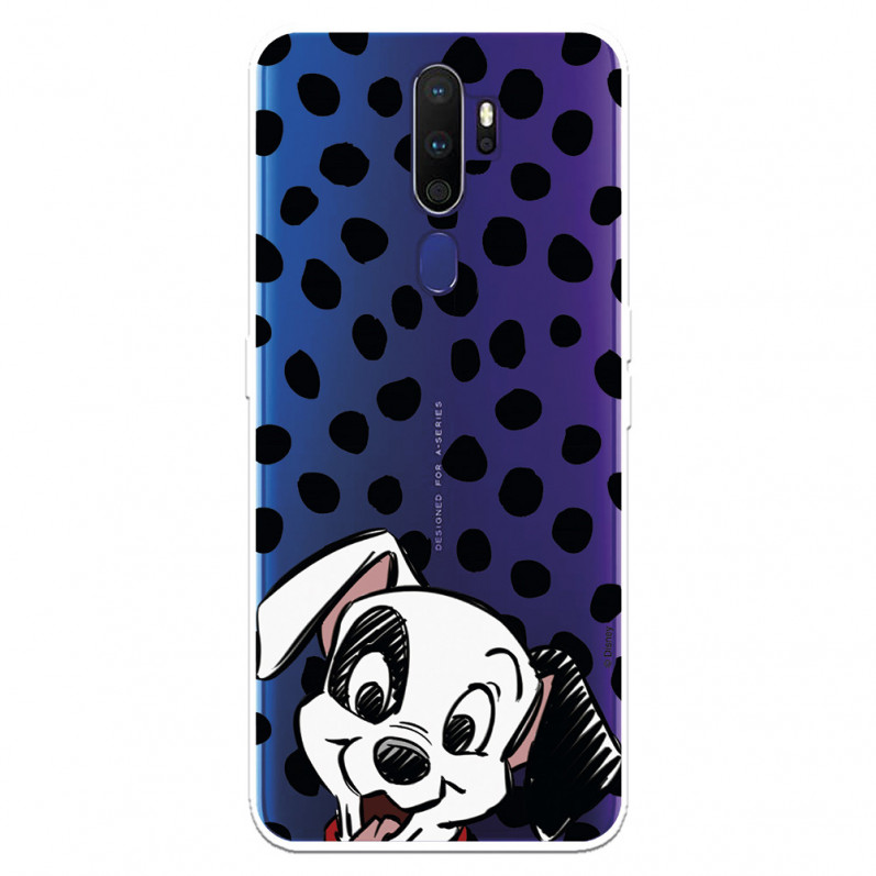 Funda para Oppo A9 2020 Oficial de Disney Cachorro Manchas - 101 Dálmatas