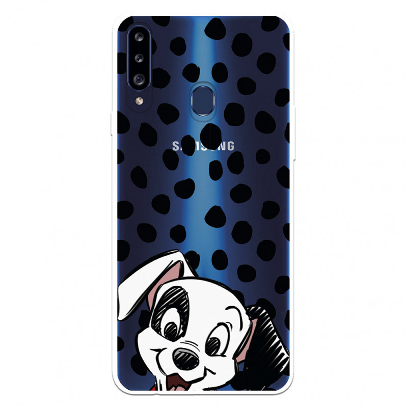 Funda para Samsung Galaxy A20S Oficial de Disney Cachorro Manchas - 101 Dálmatas