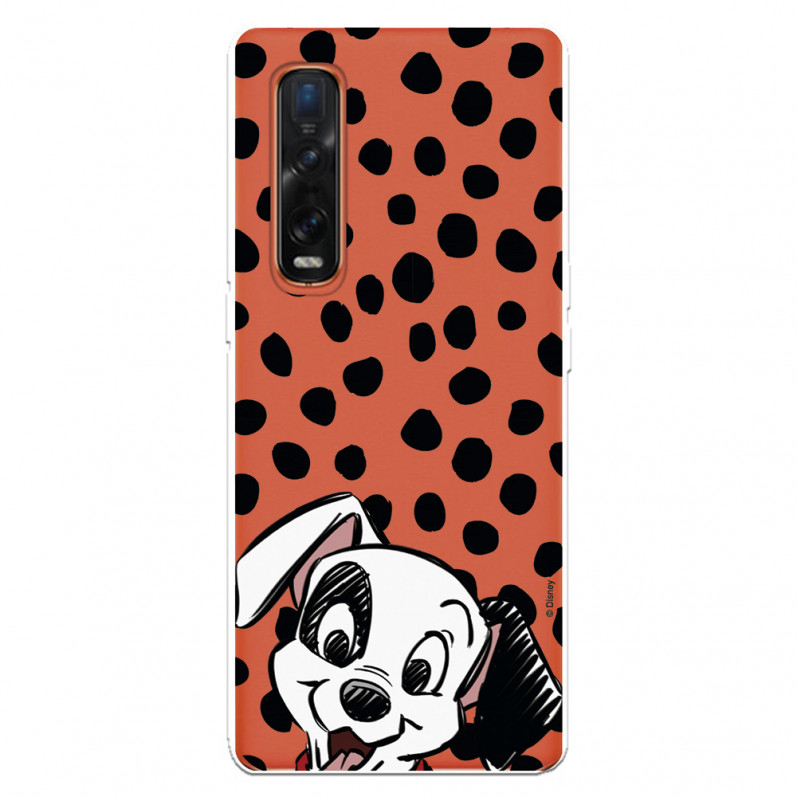 Hülle für Oppo Find X2 Pro Offizielle Disney Puppy Spots – 101 Dalmatiner