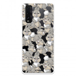 Funda para Oppo Find X2 Oficial de Disney Tambor Patrones - Bambi