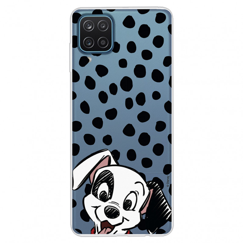 Funda para Samsung Galaxy A12 Oficial de Disney Cachorro Manchas - 101 Dálmatas