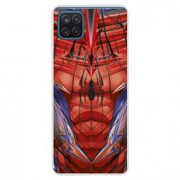 Funda para Samsung Galaxy A12 Oficial de Marvel Spiderman Torso - Marvel