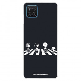 Funda para Samsung Galaxy A12 Oficial de Peanuts Personajes Beatles - Snoopy