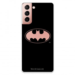 Funda para Samsung Galaxy S21 Oficial de DC Comics Batman Logo Transparente - DC Comics