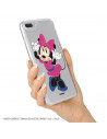 Funda para Samsung Galaxy S21 Oficial de Disney Minnie Rosa - Clásicos Disney