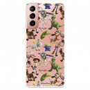 Funda para Samsung Galaxy S21 Oficial de Disney Muñecos Toy Story Siluetas - Toy Story