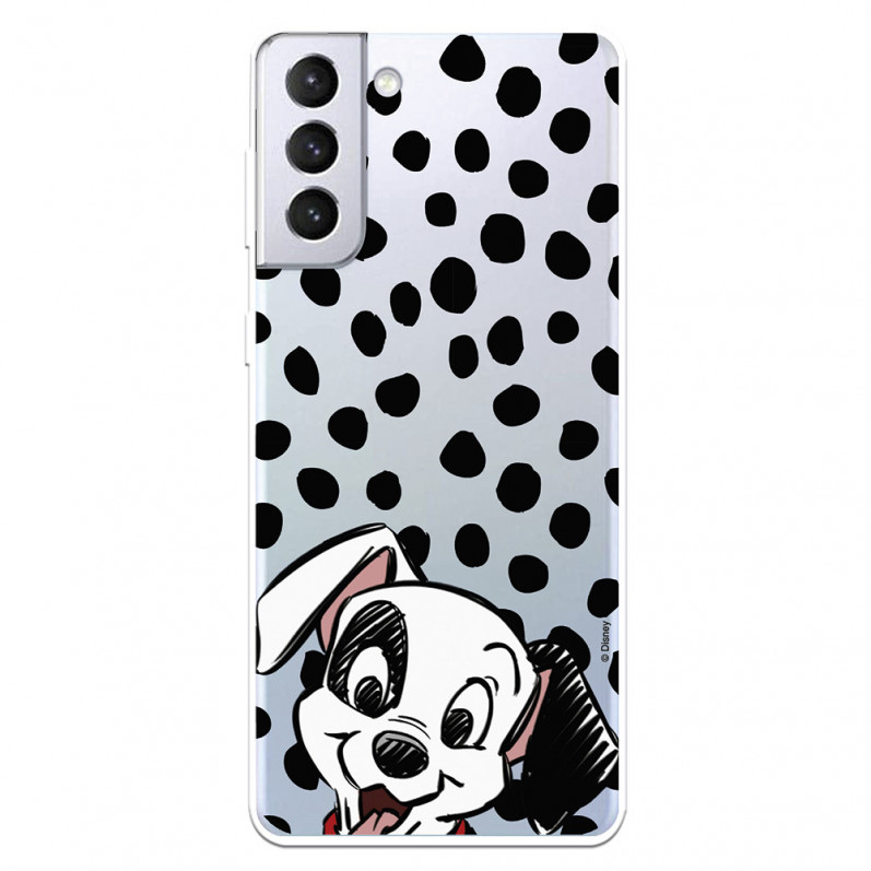 Funda para Samsung Galaxy S21 Plus Oficial de Disney Cachorro Manchas - 101 Dálmatas