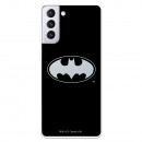 Funda para Samsung Galaxy S21 Plus Oficial de DC Comics Batman Logo Transparente - DC Comics