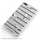 Funda para Samsung Galaxy S21 Plus Oficial de Peanuts Snoopy rayas - Snoopy