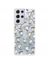 Funda para Samsung Galaxy S21 Ultra Oficial de Disney Chip Potts Siluetas - La Bella y la Bestia