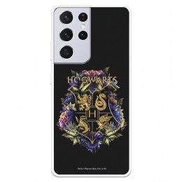 Funda para Samsung Galaxy S21 Ultra Oficial de Harry Potter Hogwarts Floral - Harry Potter