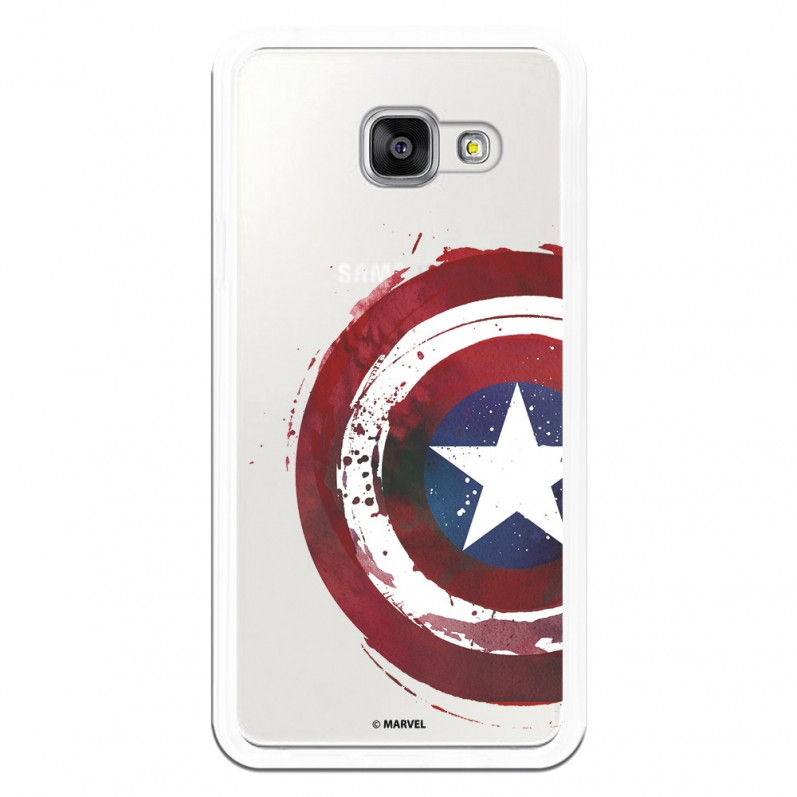 Carcasa Oficial Escudo Capitan America para Samsung Galaxy A3 2016- La Casa de las Carcasas