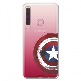 Carcasa Oficial Escudo Capitan America para Samsung Galaxy A9 2018- La Casa de las Carcasas