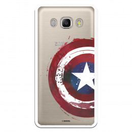 Carcasa Oficial Escudo Capitan America para Samsung Galaxy J5 2016- La Casa de las Carcasas