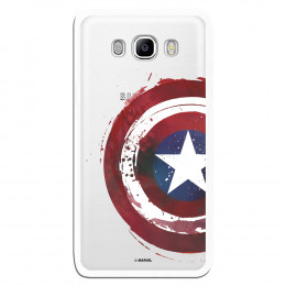 Carcasa Oficial Escudo Capitan America para Samsung Galaxy J7 2016- La Casa de las Carcasas