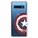 Carcasa Oficial Escudo Capitan America para Samsung Galaxy S10- La Casa de las Carcasas