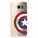 Carcasa Oficial Escudo Capitan America para Samsung Galaxy S7 Edge- La Casa de las Carcasas