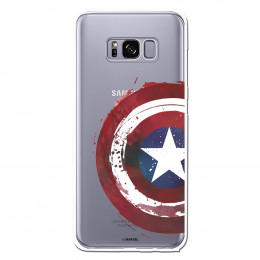 Carcasa Oficial Escudo Capitan America para Samsung Galaxy S8- La Casa de las Carcasas