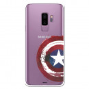 Carcasa Oficial Escudo Capitan America para Samsung Galaxy S9 Plus- La Casa de las Carcasas