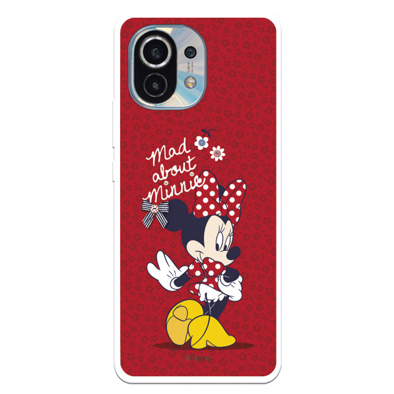 Funda para Xiaomi Mi 11 Oficial de Disney Minnie Mad About - Clásicos Disney