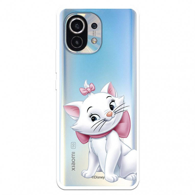 Funda para Xiaomi Mi 11 Oficial de Disney Marie Silueta - Los Aristogatos