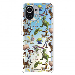 Funda para Xiaomi Mi 11 Oficial de Disney Muñecos Toy Story Siluetas - Toy Story