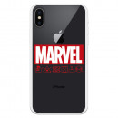 Funda para iPhone X Oficial de Marvel Marvel Logo Red - Marvel