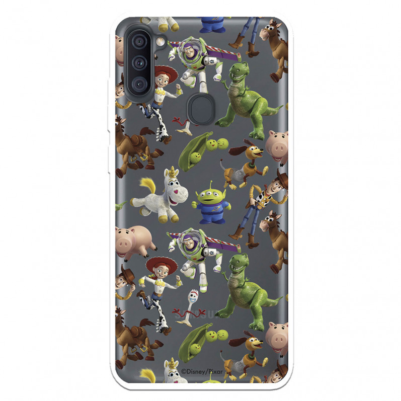 Funda para Samsung Galaxy M11 Oficial de Disney Muñecos Toy Story Siluetas - Toy Story