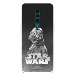 Funda para Oppo Reno 10 X Zoom Oficial de Star Wars Darth Vader Fondo negro - Star Wars