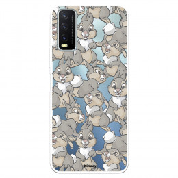 Funda para VIVO Y20S Oficial de Disney Tambor Patrones - Bambi