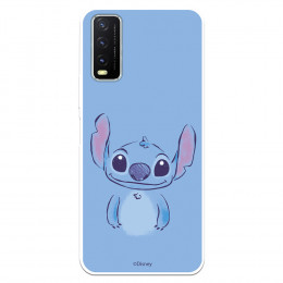 Funda para VIVO Y20S Oficial de Disney Stitch Azul - Lilo & Stitch