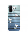 Funda para VIVO Y20S Oficial de Peanuts Snoopy rayas - Snoopy