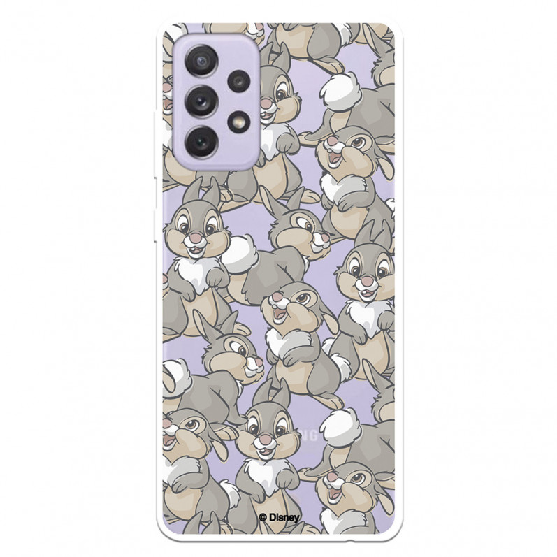 Funda para Samsung Galaxy A72 5G Oficial de Disney Tambor Patrones - Bambi