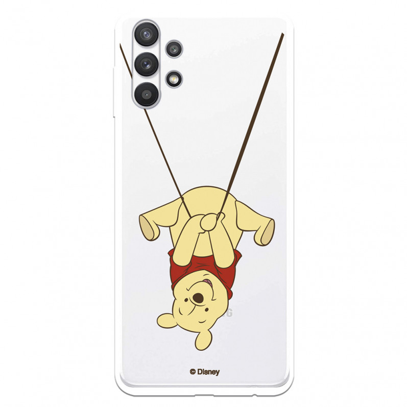 Funda para Samsung Galaxy A32 5G Oficial de Disney Winnie  Columpio - Winnie The Pooh