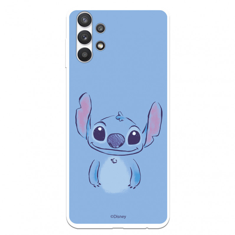 Funda para Samsung Galaxy A32 5G Oficial de Disney Stitch Azul - Lilo & Stitch