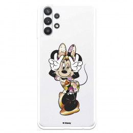 Funda para Samsung Galaxy A32 5G Oficial de Disney Minnie Posando - Clásicos Disney