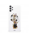 Funda para Samsung Galaxy A32 5G Oficial de Disney Minnie Posando - Clásicos Disney