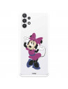 Funda para Samsung Galaxy A32 5G Oficial de Disney Minnie Rosa - Clásicos Disney