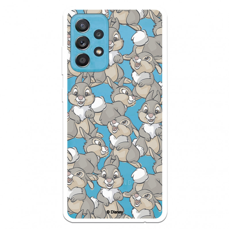 Funda para Samsung Galaxy A52 5G Oficial de Disney Tambor Patrones - Bambi