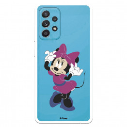 Funda para Samsung Galaxy A52 5G Oficial de Disney Minnie Rosa - Clásicos Disney